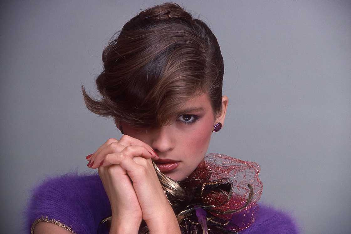 Gia Carangi poses during a photoshoot Gia Carangi poses during a photoshoot