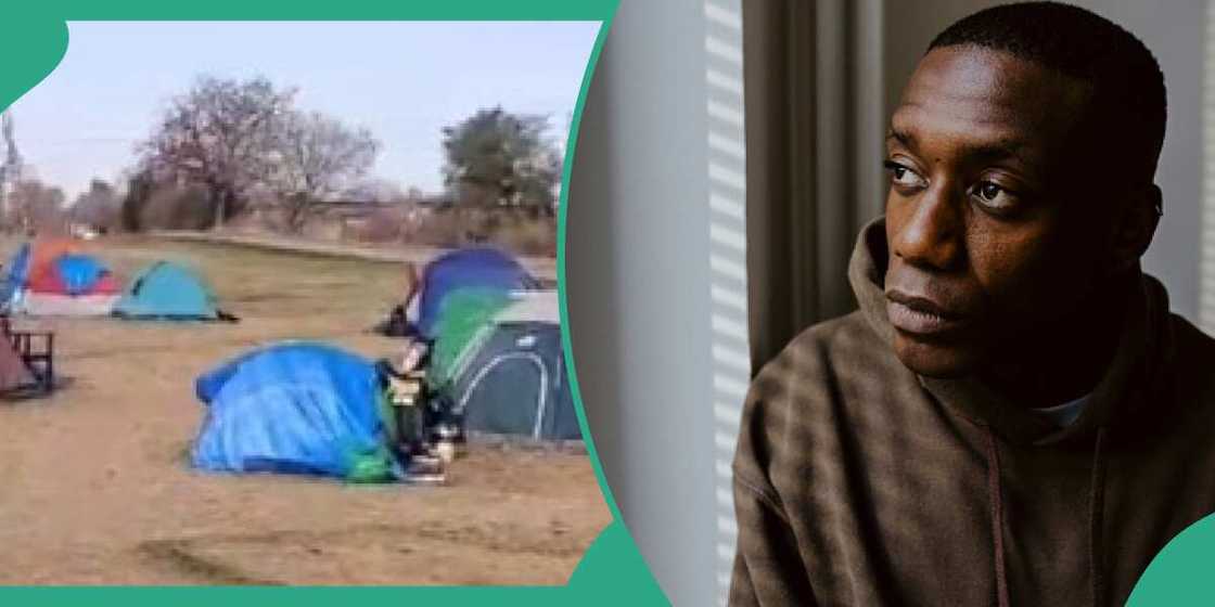 Nigerian man, Canada, cold Nigerian man, Canada, cold