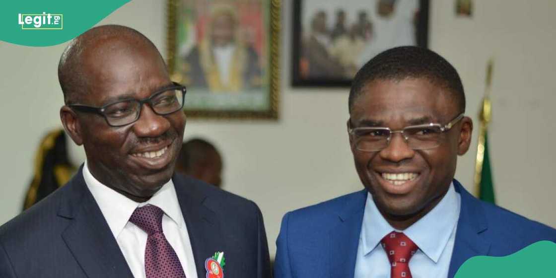 Godwin Obaseki and Deputy Shaibu Godwin Obaseki and Deputy Shaibu