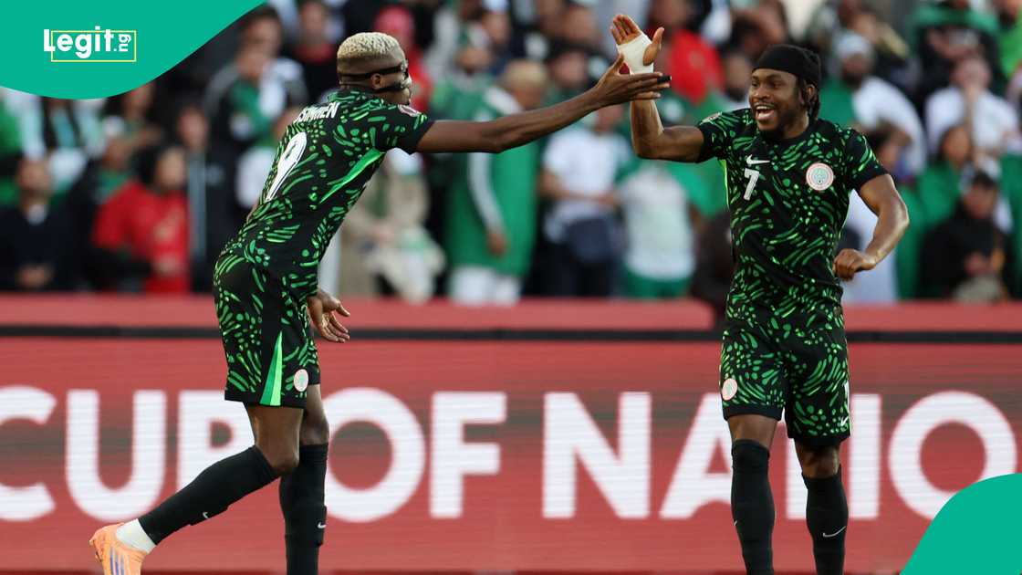 Nigerian fans show excitement ahead of the Super Eagles’ 2025 AFCON semifinal against Morocco. Nigerian fans show excitement ahead of the Super Eagles’ 2025 AFCON semifinal against Morocco.