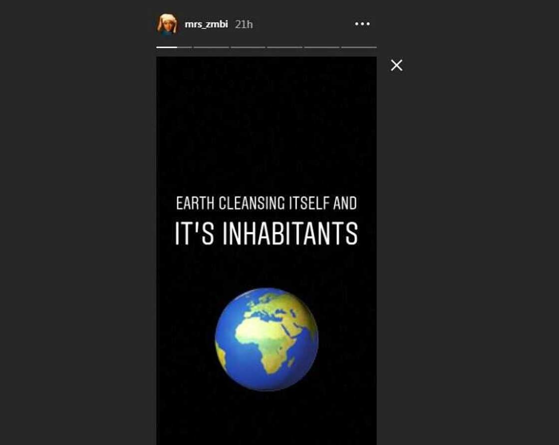 Coronavirus: Zahra Buhari speaks, says the world is cleansing itself Coronavirus: Zahra Buhari speaks, says the world is cleansing itself