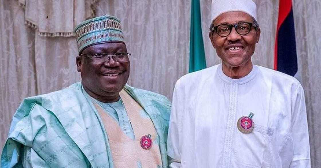 Masu zargin gwamnatin Buhari da cin rashawa basu da amfani - Lawan Masu zargin gwamnatin Buhari da cin rashawa basu da amfani - Lawan