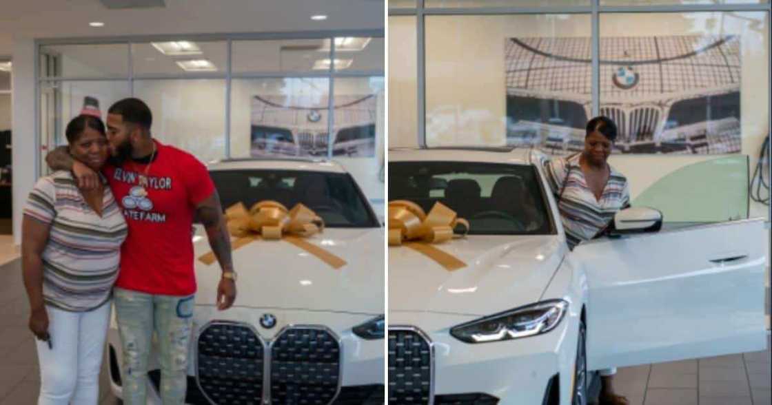 Son, Surprises Mom, New BMW Son, Surprises Mom, New BMW