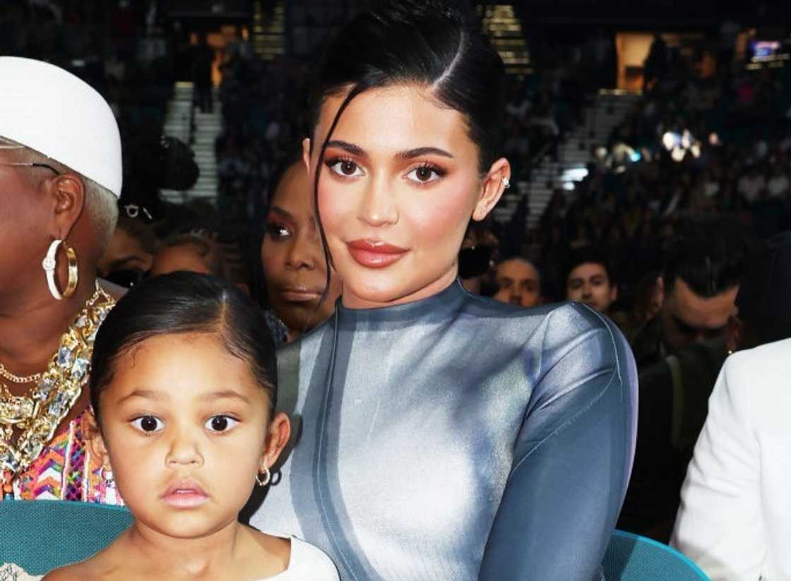 Stormi Webster and Kylie Jenner at the 2022 Billboard Music Awards Stormi Webster and Kylie Jenner at the 2022 Billboard Music Awards