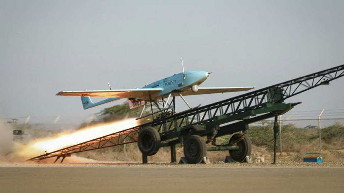 An Iranian military drone: the United States said last week that Iran plans to deliver drones to Russia to aid its war on Ukraine, an accusation the Tehran has dismissed