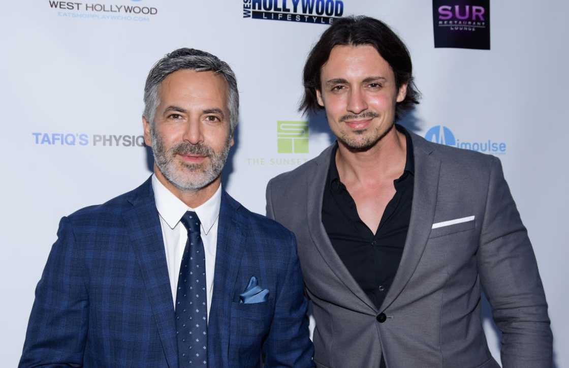 Guillermo Zapata and Peter Madrigal attend West Hollywood Lifestyle Magazines celebration of their spring 2018 issue