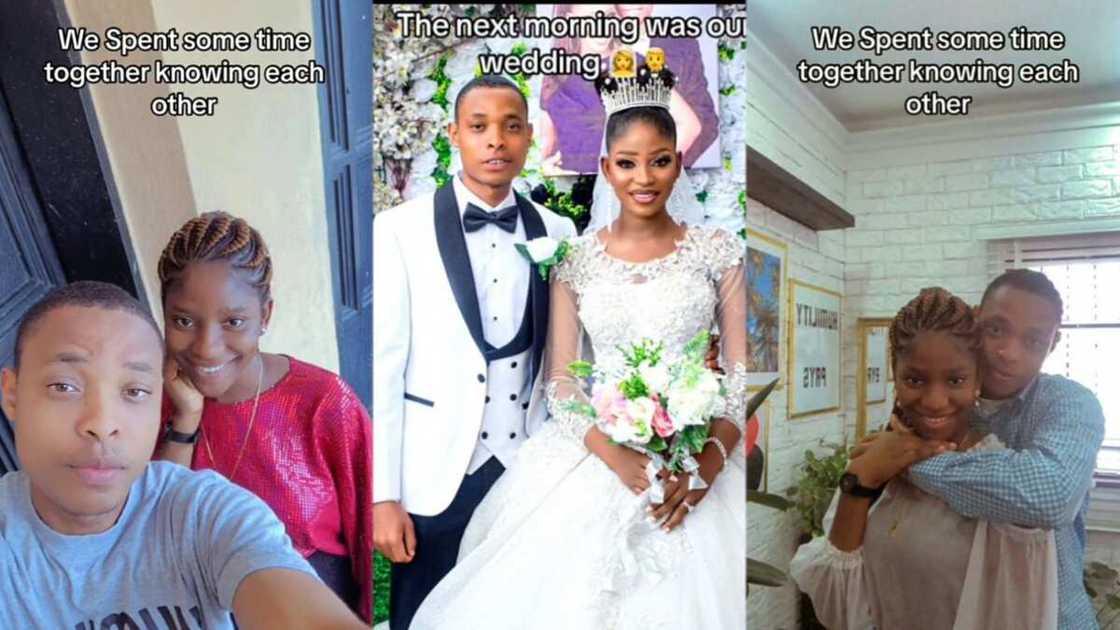 Couple show their love trajectory Couple show their love trajectory