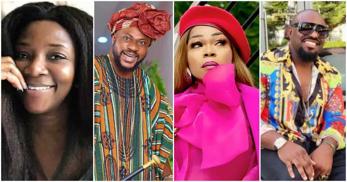 Genevieve Nnaji, Odunlade Adekola, Shaffy Bello, Jim Iyke Genevieve Nnaji, Odunlade Adekola, Shaffy Bello, Jim Iyke