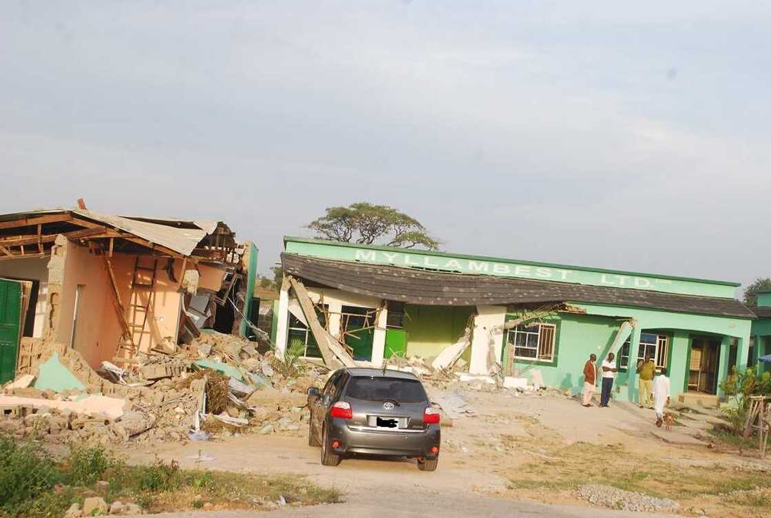 Rusau: Hotunan gidajen da KASUPDA ta rushe a Kaduna Rusau: Hotunan gidajen da KASUPDA ta rushe a Kaduna