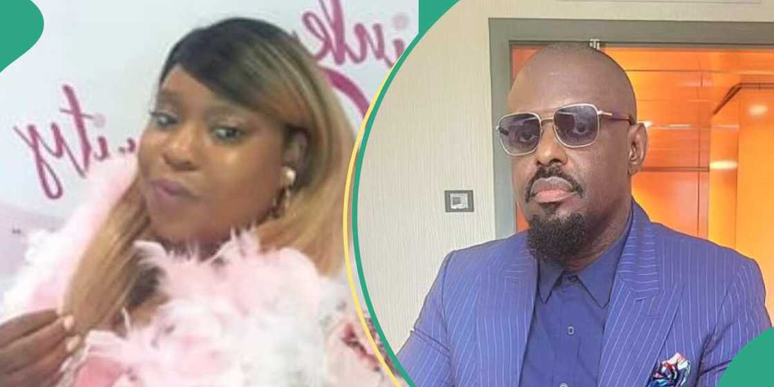 Picture of lady who claims to have been legally married to Jim Iyke. Picture of lady who claims to have been legally married to Jim Iyke.