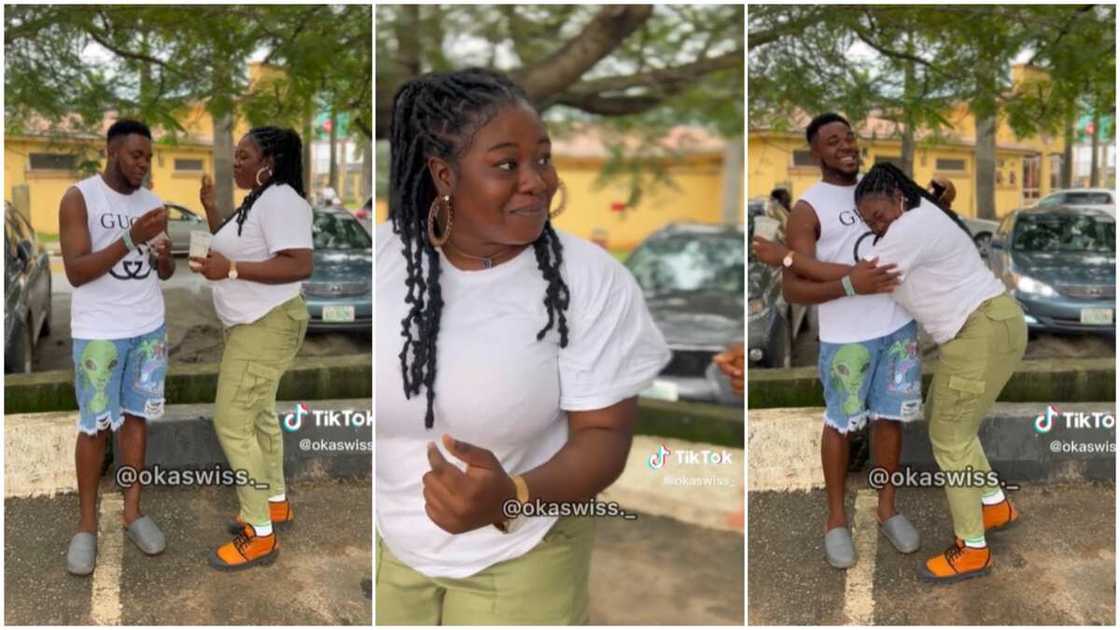 Joyful corp member/man blessed lady with N2k. Joyful corp member/man blessed lady with N2k.