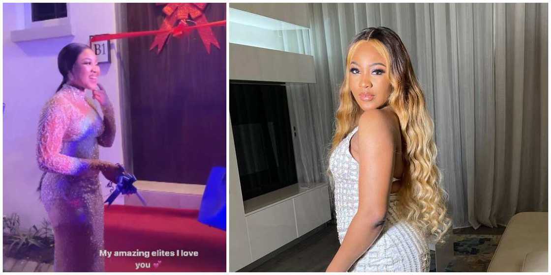 I was living in a shared flat, Erica says as she thanks 'elites' once again for her Lekki house gift I was living in a shared flat, Erica says as she thanks 'elites' once again for her Lekki house gift