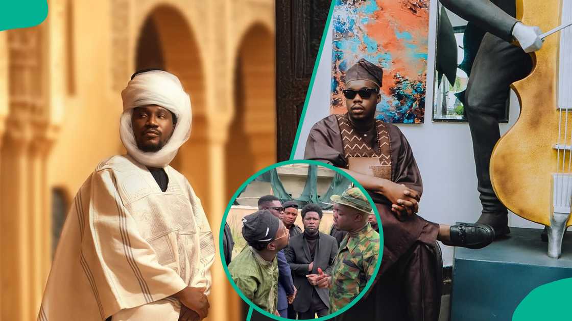 Nasboi, Cute Abiola recreate Nyesom Wike, Ahmad Yerima's viral video Nasboi, Cute Abiola recreate Nyesom Wike, Ahmad Yerima's viral video