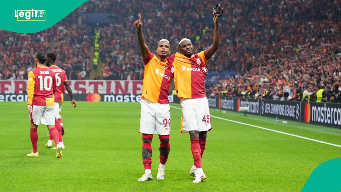 Victor Osimhen, Galatasaray, Bodo/Glimt, Rams Park, Istanbul, Turkiye, UEFA Champions League. Victor Osimhen, Galatasaray, Bodo/Glimt, Rams Park, Istanbul, Turkiye, UEFA Champions League.
