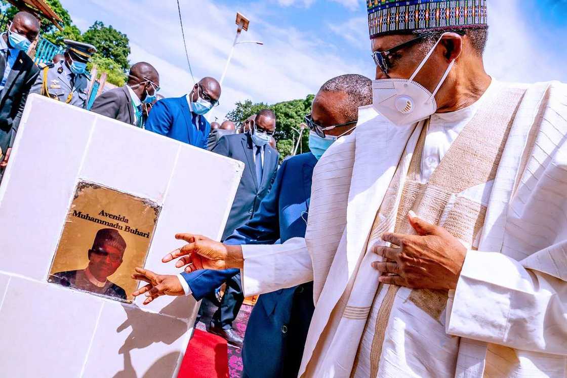 Murnar zagayowar ranar samun 'yanci: Hotunan shugaba Buhari a Bissau