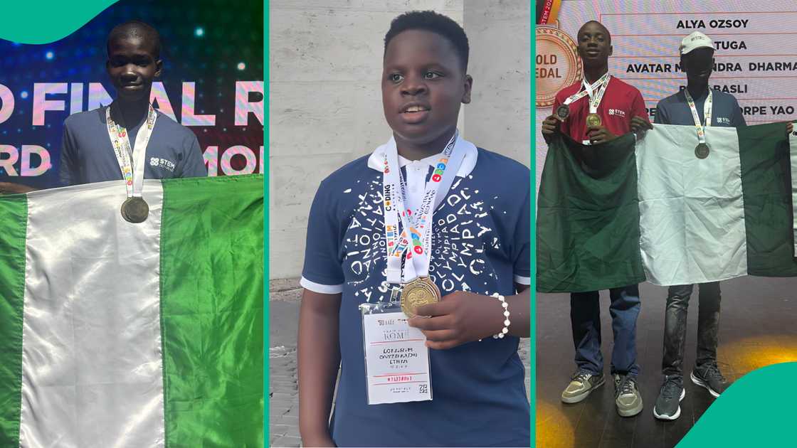 Jubilation as 3 Nigerian students defeat other young minds to win gold medals at the International STEM Olympiad in Rome