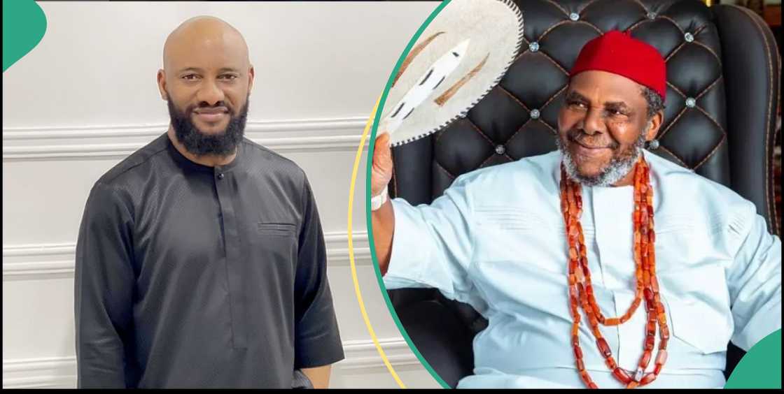 Yul Edochie's relationship with his father Pete Edochie Yul Edochie's relationship with his father Pete Edochie
