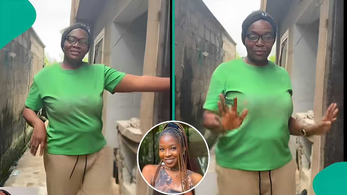 Nigerian woman reacts after seeing something strange at Ifunanya Nwangene’s home Nigerian woman reacts after seeing something strange at Ifunanya Nwangene’s home