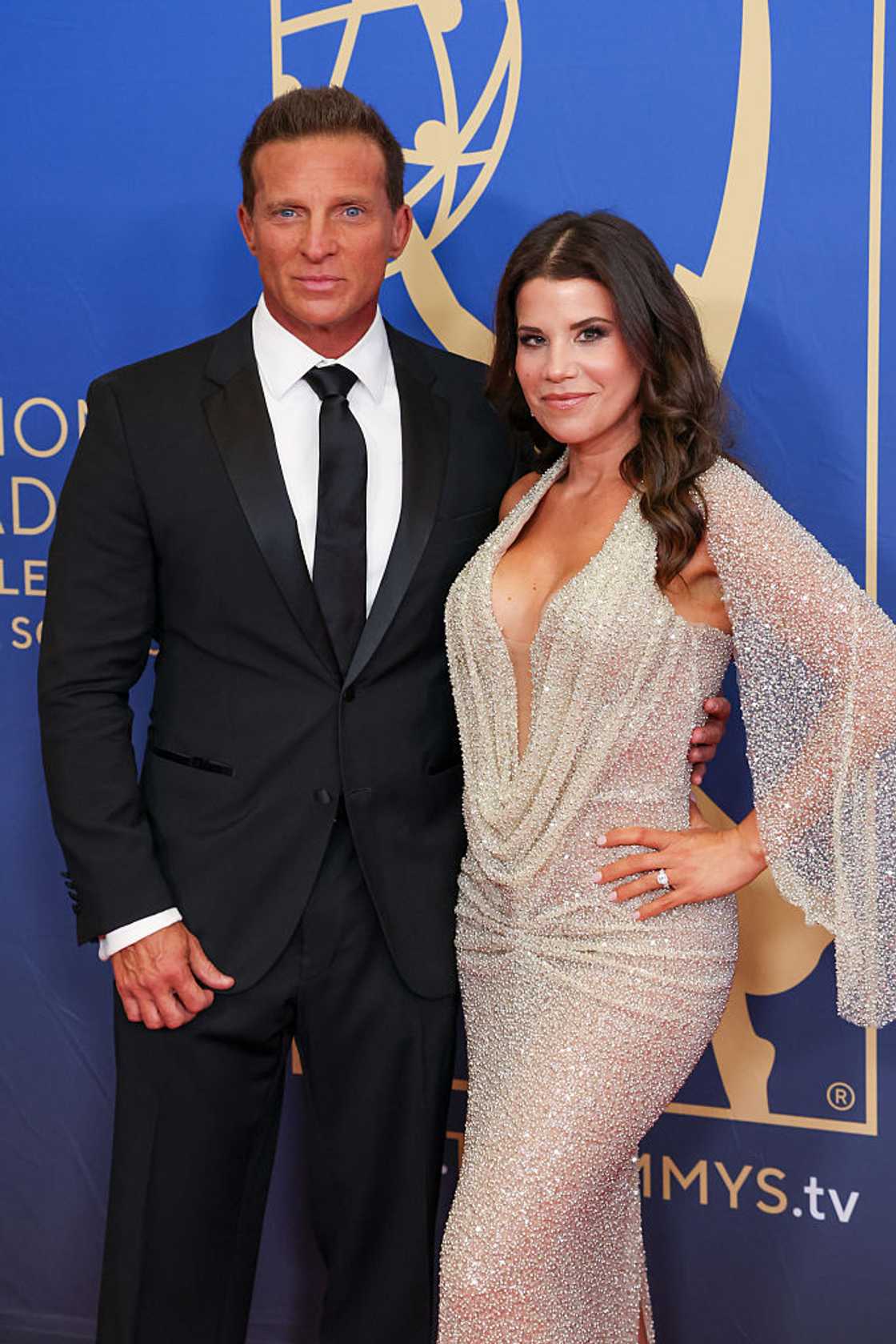 Steve Burton and his wife Michelle Lundstrom at the 52nd Daytime Emmy Awards