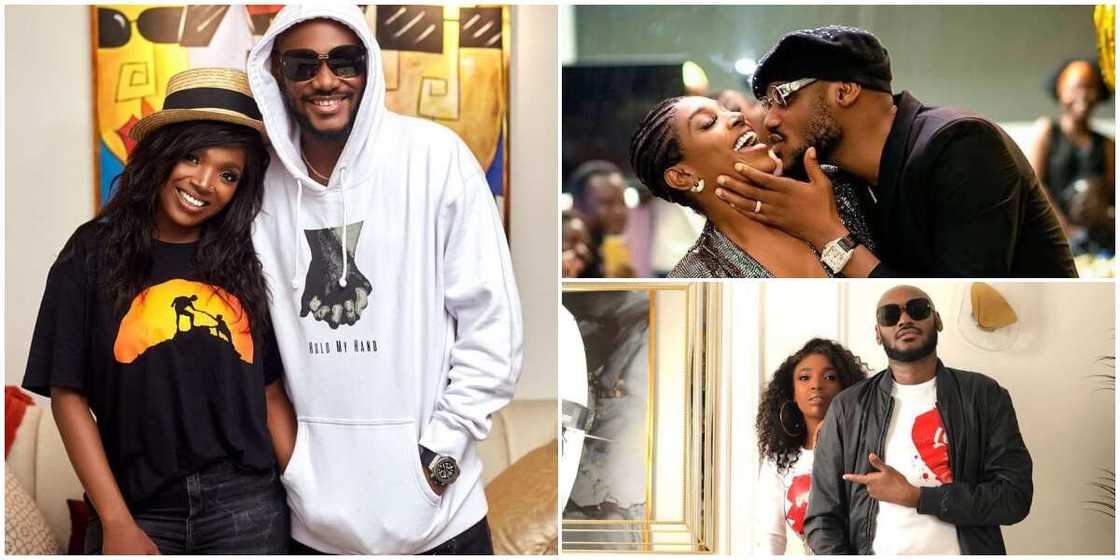 2baba almost kisses Annie in romantic photo as he marks new age. 2baba almost kisses Annie in romantic photo as he marks new age.