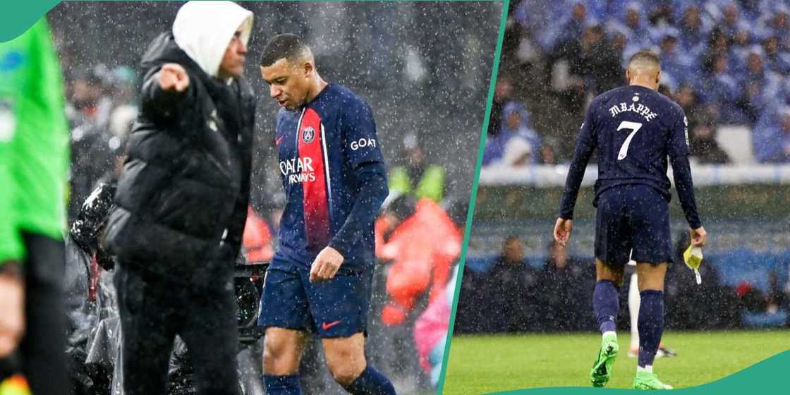 The coach responded to subbing Mbappe The coach responded to subbing Mbappe