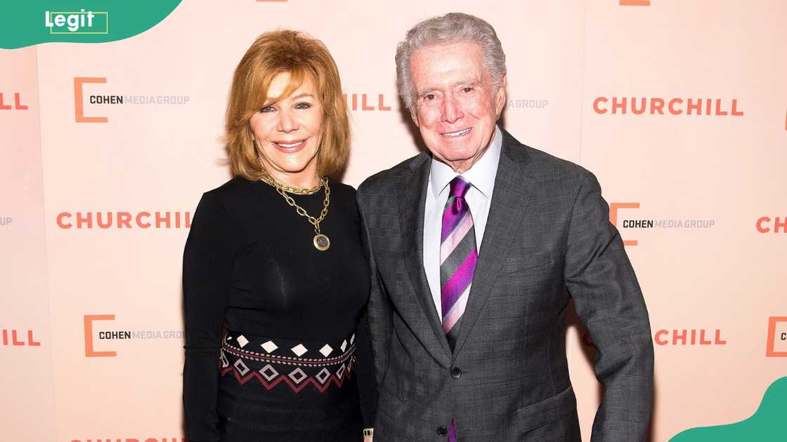 Regis Philbin and Joy Philbin in New York City