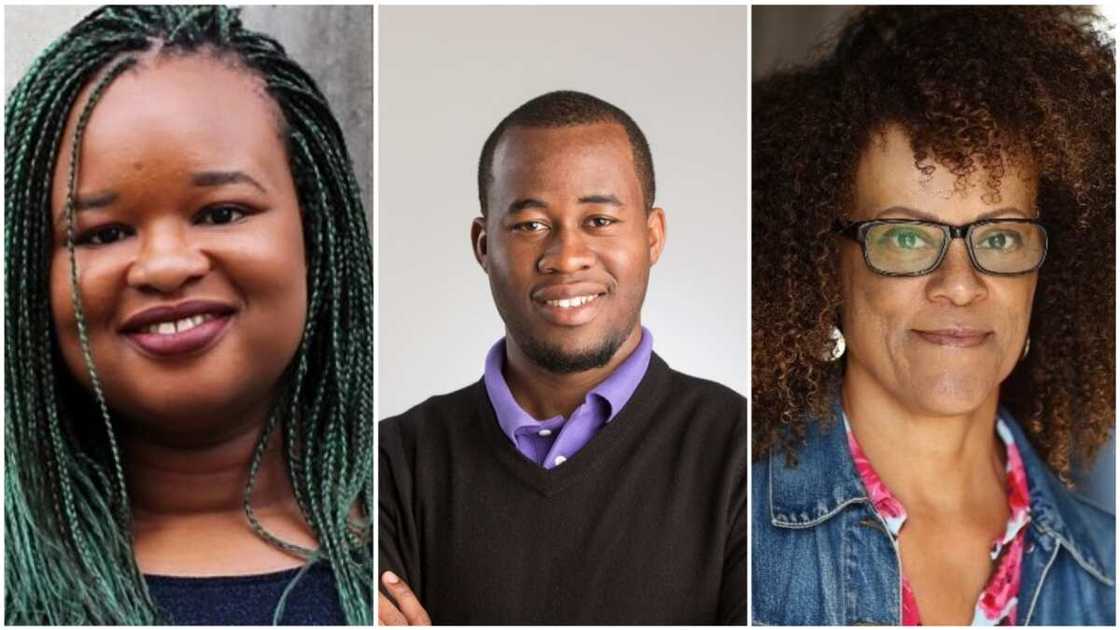 A collage of the three Nigerians that made the 2019 Booker Prize. A collage of the three Nigerians that made the 2019 Booker Prize.
