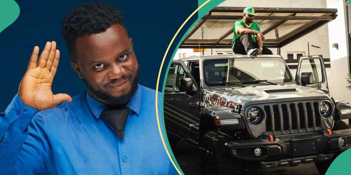 Sabinus buys new car. Sabinus buys new car.