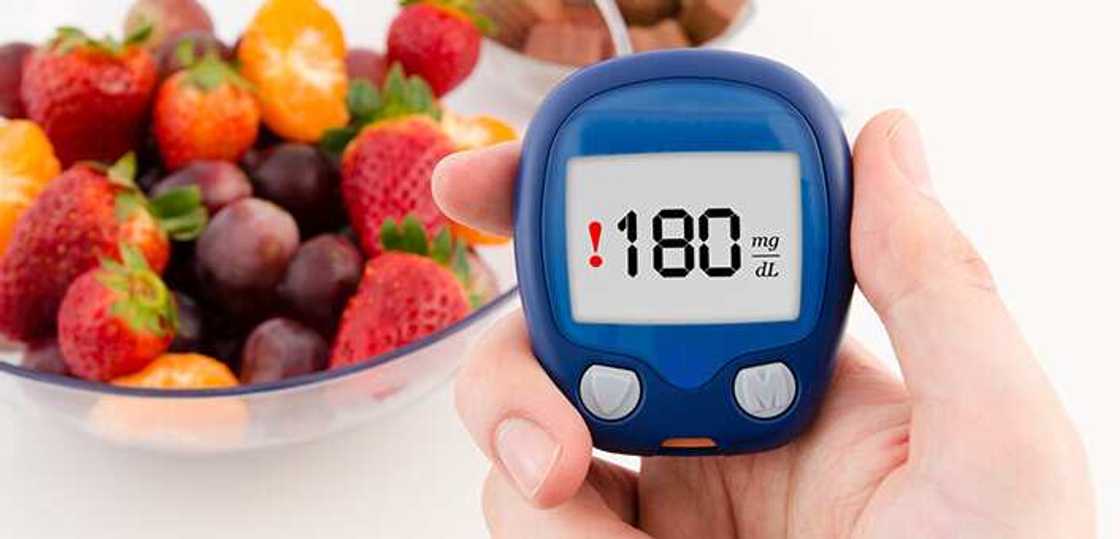 High blood sugar level High blood sugar level