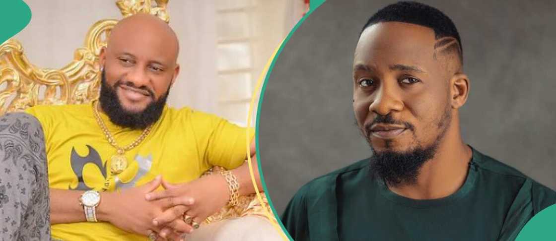Yul Edochie drags haters amid drama with late Junior Pope and new movie. Yul Edochie drags haters amid drama with late Junior Pope and new movie.