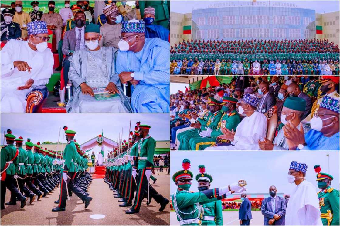 NDA cadets graduate in Kaduna. NDA cadets graduate in Kaduna.