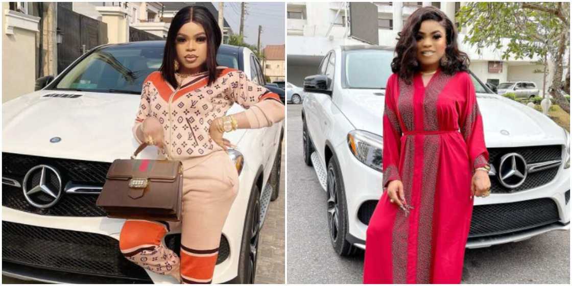 Bobrisky: Inside crossdresser's luxury garage and his cars worth Bobrisky: Inside crossdresser's luxury garage and his cars worth