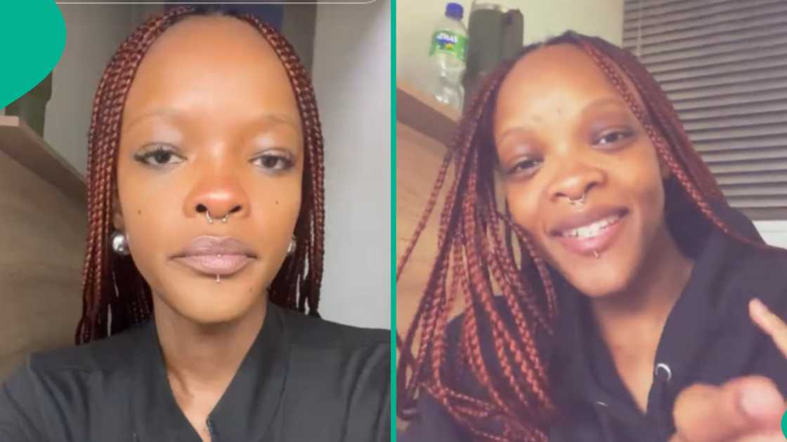 A lady did not expect the reply her father gave her after telling him to use her photo on his profile. A lady did not expect the reply her father gave her after telling him to use her photo on his profile.