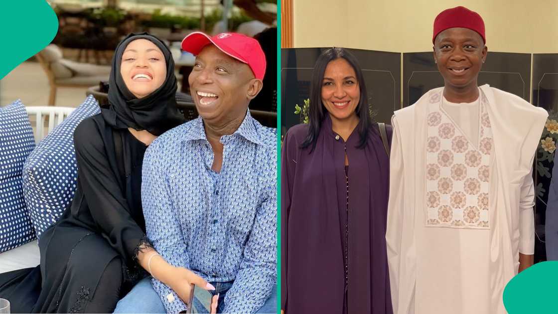 Ned Nwoko shows support to wife Laila as they travel to China. Ned Nwoko shows support to wife Laila as they travel to China.