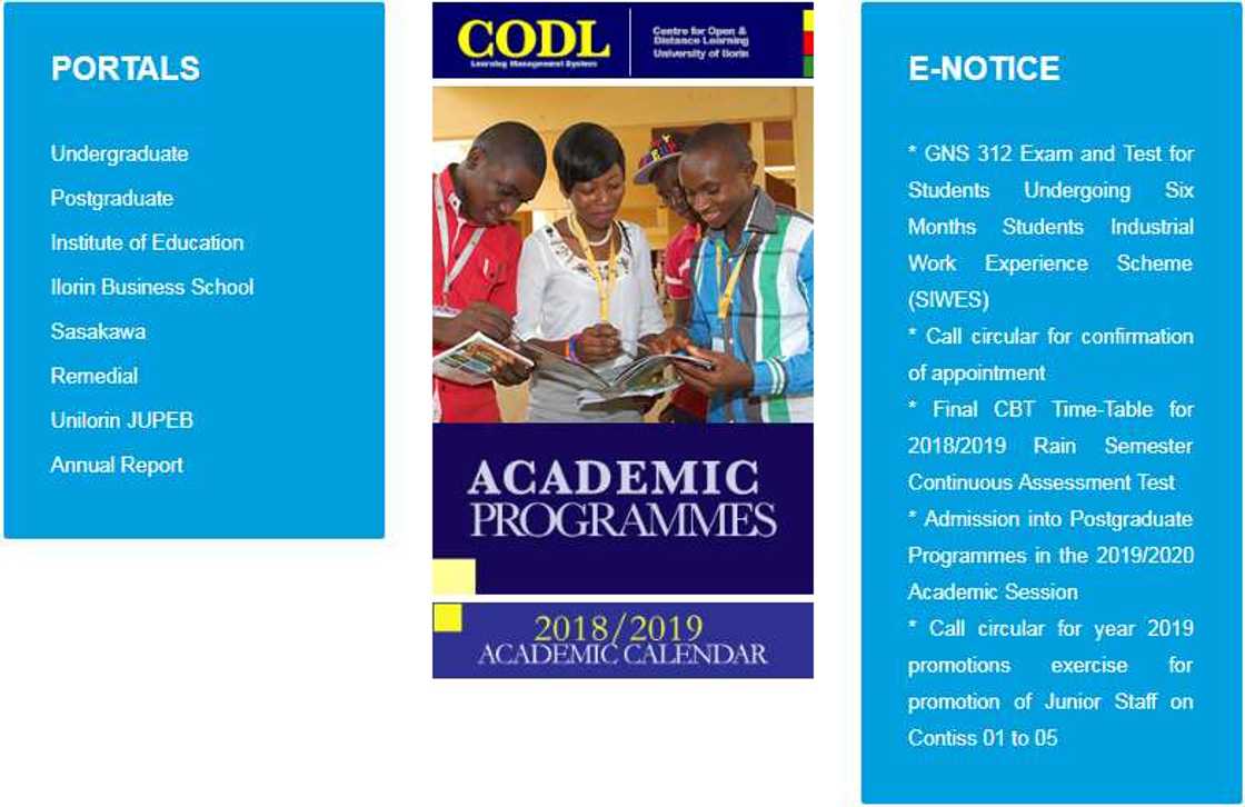 Unilorin undergraduate portal Unilorin undergraduate portal