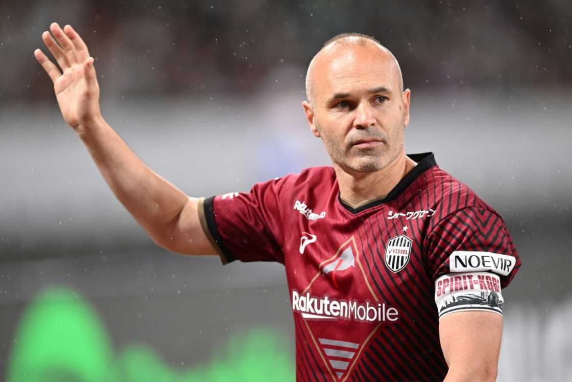 Andres Iniesta is leaving Japanese team Vissel Kobe after five years