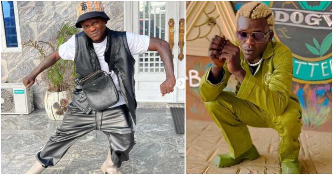 Nigerian singer Portable in his fit Nigerian singer Portable in his fit
