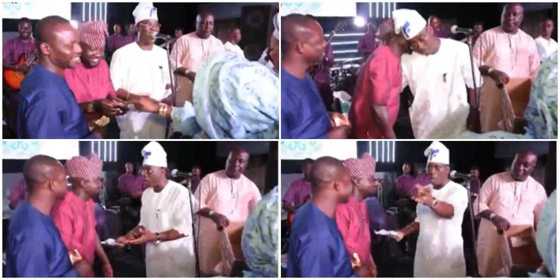 Wasiu Ayinde reacts to doctored clip of him chasing Sanyeri, Okele off stage Wasiu Ayinde reacts to doctored clip of him chasing Sanyeri, Okele off stage