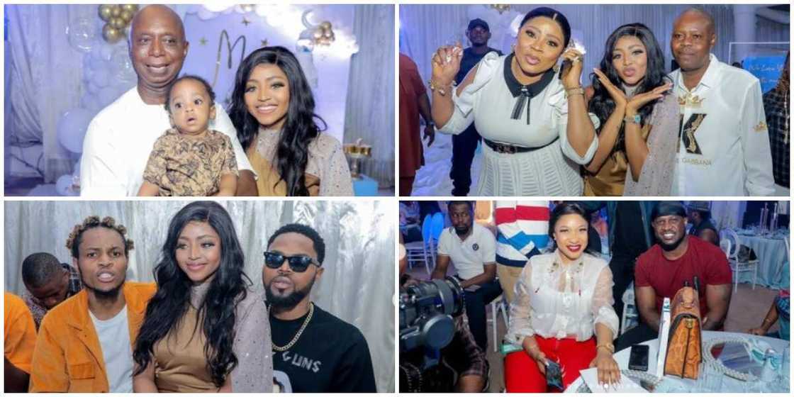 Photos from the birthday party of Regina Daniels' son, Munir. Photos from the birthday party of Regina Daniels' son, Munir.