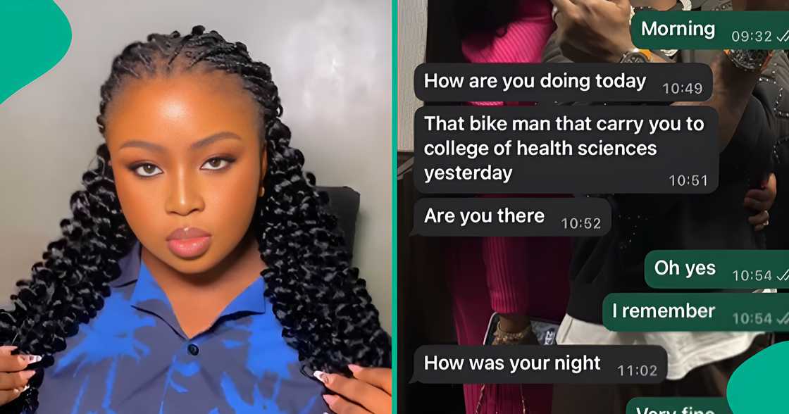 Nigerian lady shares WhatsApp chat with okada man she gave her number to.