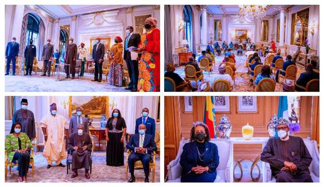 African finance summit: Buhari holds crucial talks with Nigerians, Ethiopian leader in Paris African finance summit: Buhari holds crucial talks with Nigerians, Ethiopian leader in Paris