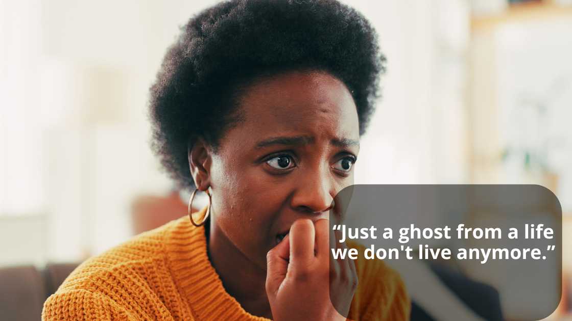 A suprised woman A suprised woman