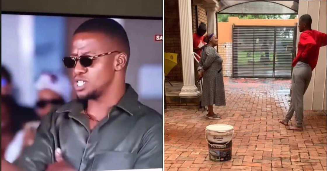 Man caught on video dancing at AKA's memorial service