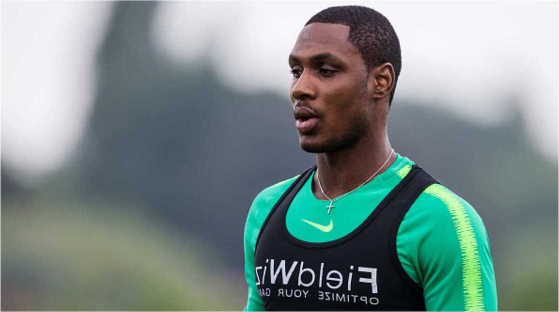 Nigeria’s Odion Ighalo spotted boxing punching bag as training at Saudi club Al Shabab intensifies Nigeria’s Odion Ighalo spotted boxing punching bag as training at Saudi club Al Shabab intensifies