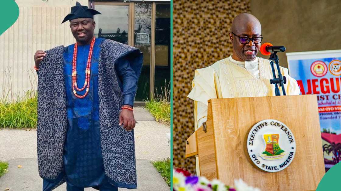 Governor Seyi Makinde of Oyo state approves appointment of Prince Abimbola Akeem Owoade as the new Alaafin of Oyo two years after the demise of Oba Lamidi Adeyemi III. Governor Seyi Makinde of Oyo state approves appointment of Prince Abimbola Akeem Owoade as the new Alaafin of Oyo two years after the demise of Oba Lamidi Adeyemi III.