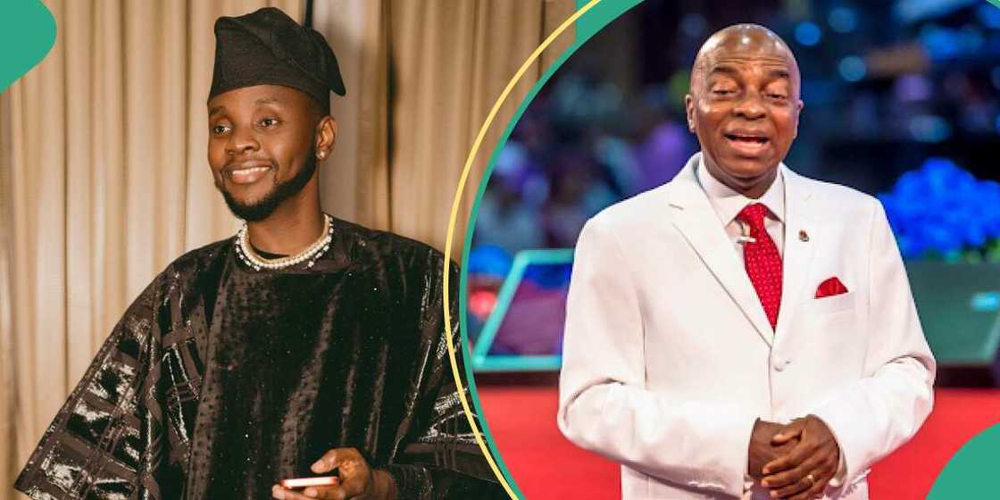 Kizz Daniel said an unknown Uncle Abel of Winners Chapel told him to do music. Kizz Daniel said an unknown Uncle Abel of Winners Chapel told him to do music.