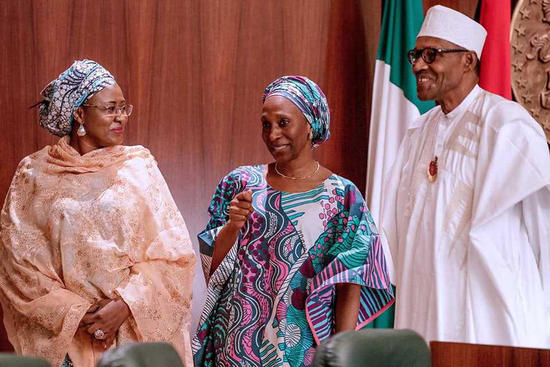 ‘Yan wasan Najeriya sun fadawa Aisha Buhari za su goyawa tazarcen Buhari baya ‘Yan wasan Najeriya sun fadawa Aisha Buhari za su goyawa tazarcen Buhari baya