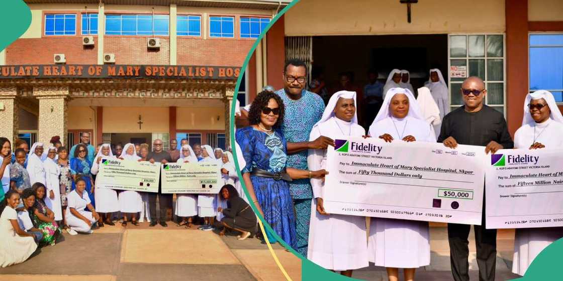 Peter Obi, The Immaculate Heart Specialist Hospital in Nkpor, Anambra State Peter Obi, The Immaculate Heart Specialist Hospital in Nkpor, Anambra State