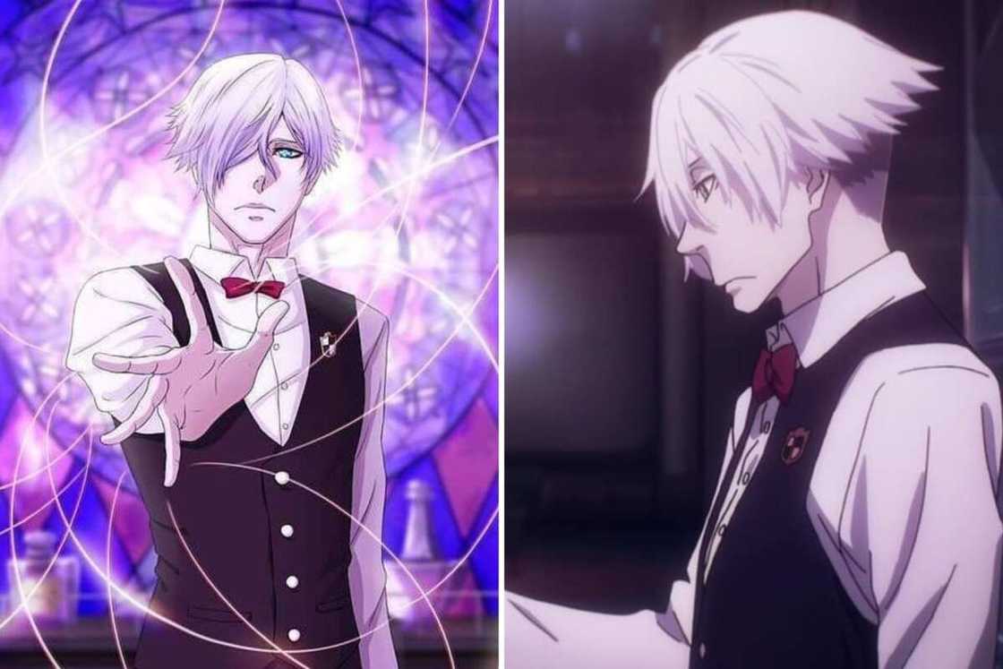 White-haired anime characters White-haired anime characters