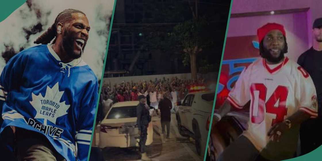 Burna Boy shares what his typical looks like in Nigeria. Burna Boy shares what his typical looks like in Nigeria.